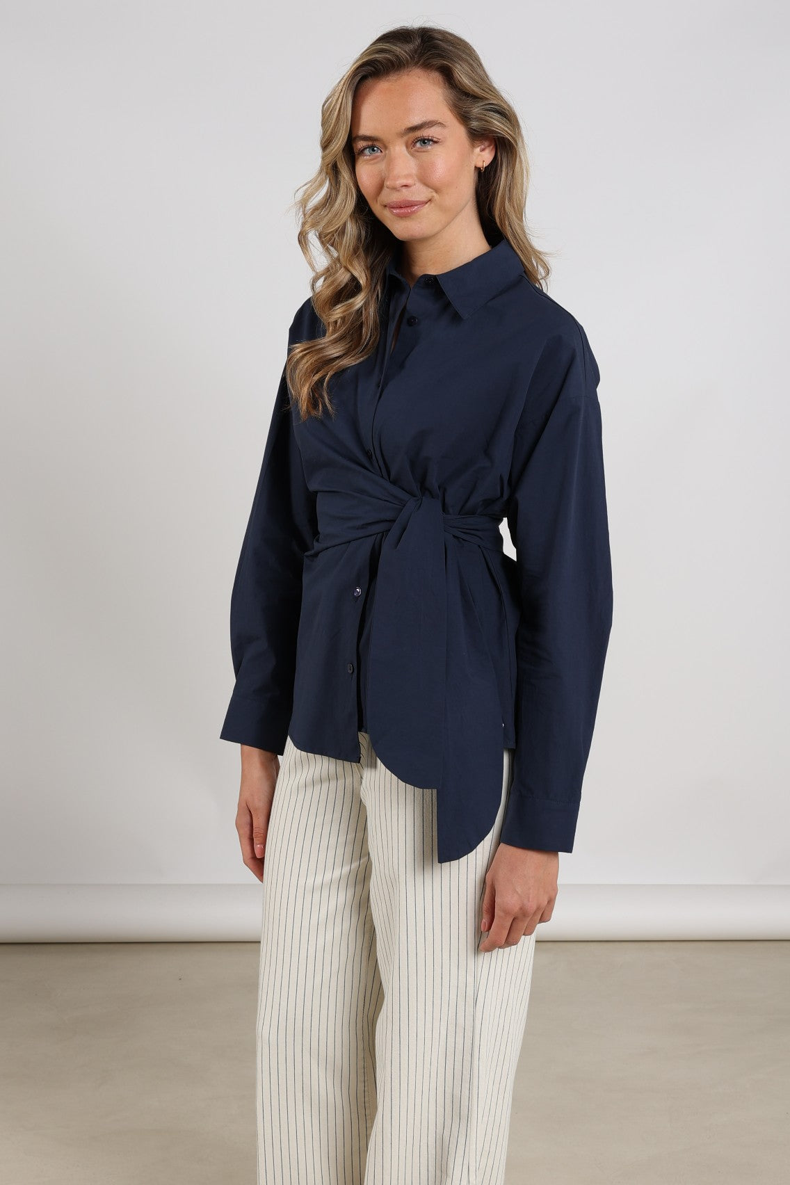 Aneta Top LS | Navy