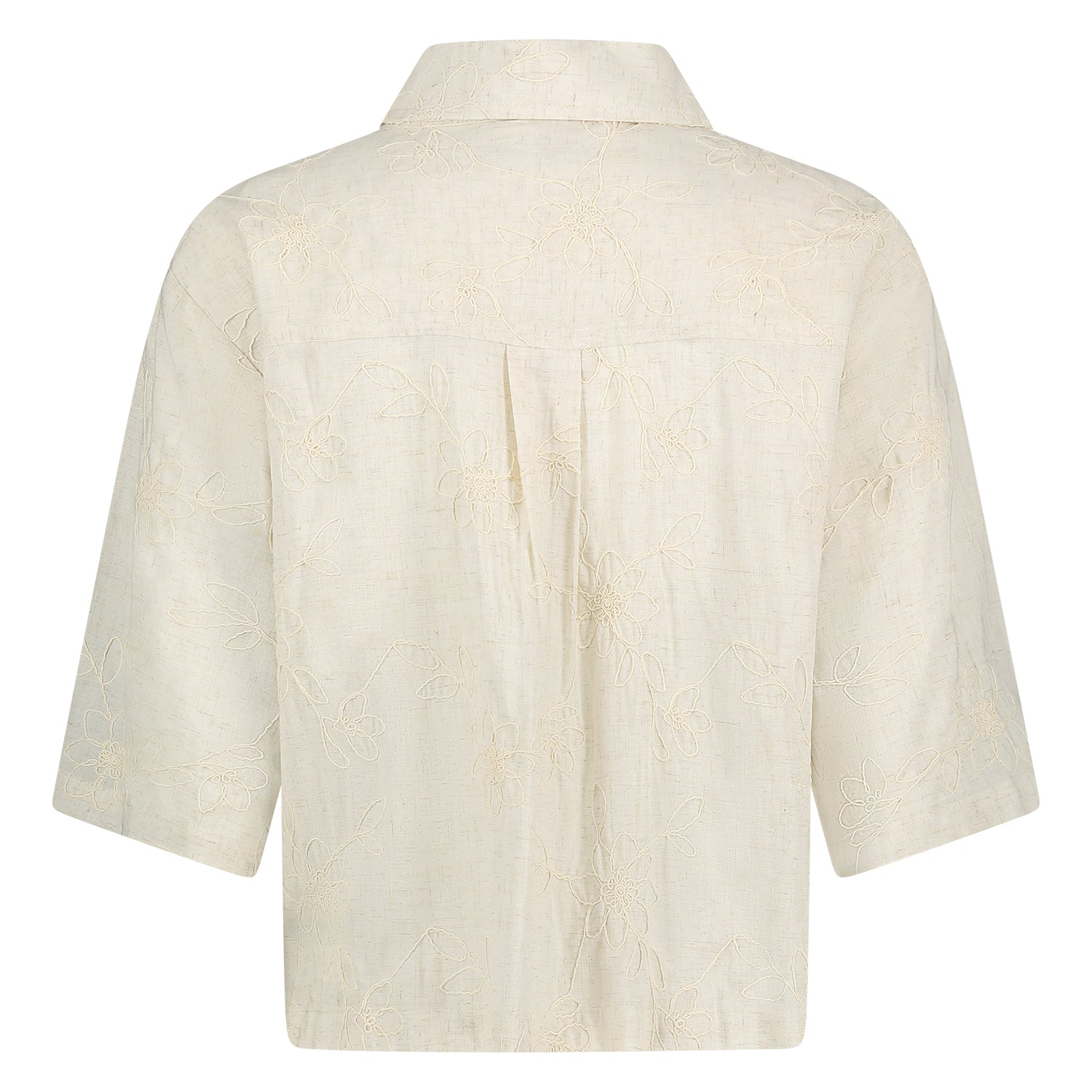 Lieke Blouse Embroidery | Sand