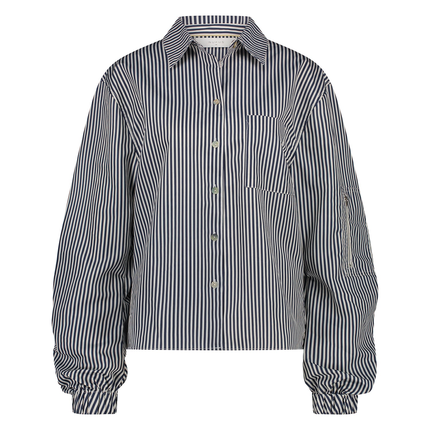 Quirine Blouse Stripe | Offwhite/Navy