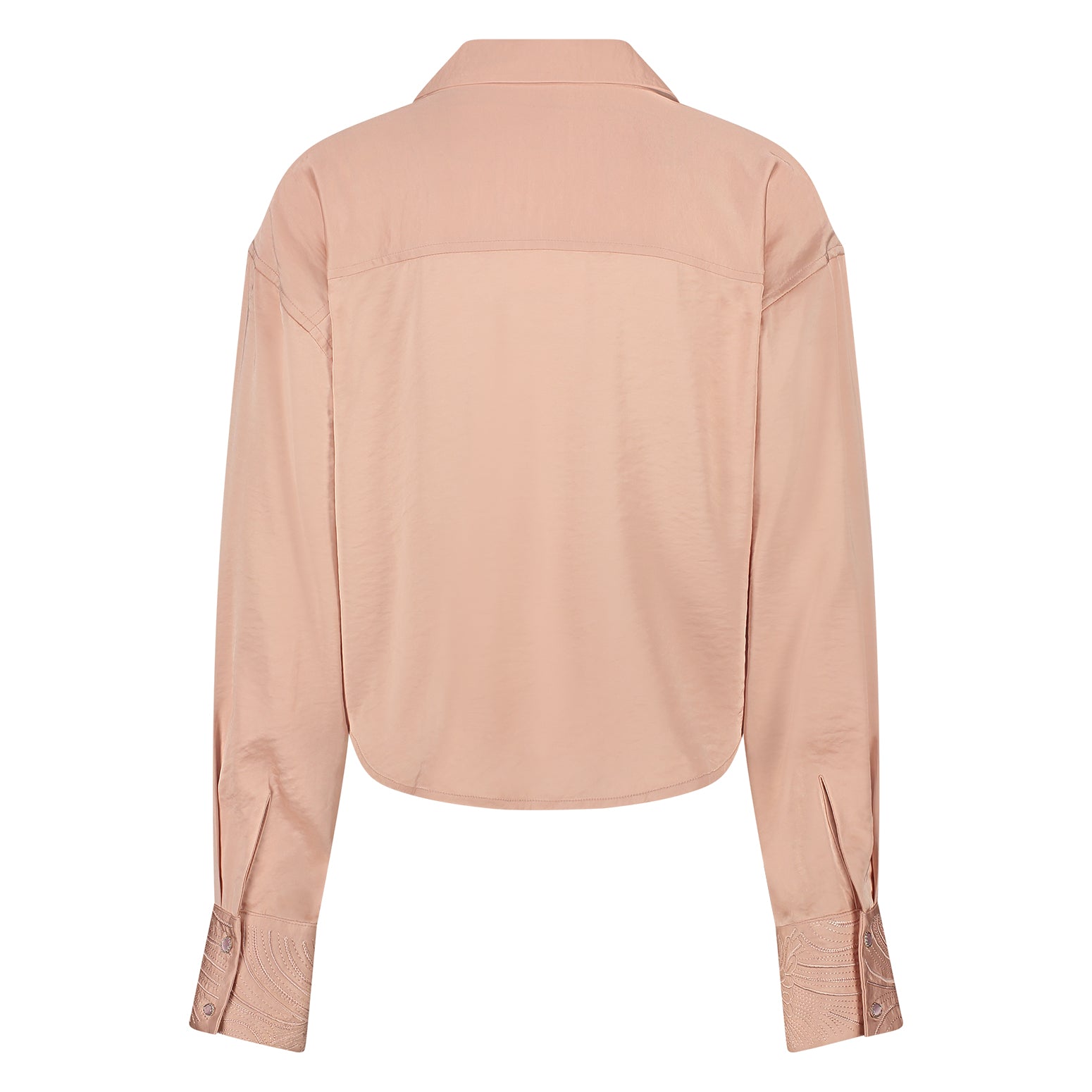 Lynn Blouse Silky | Salmon