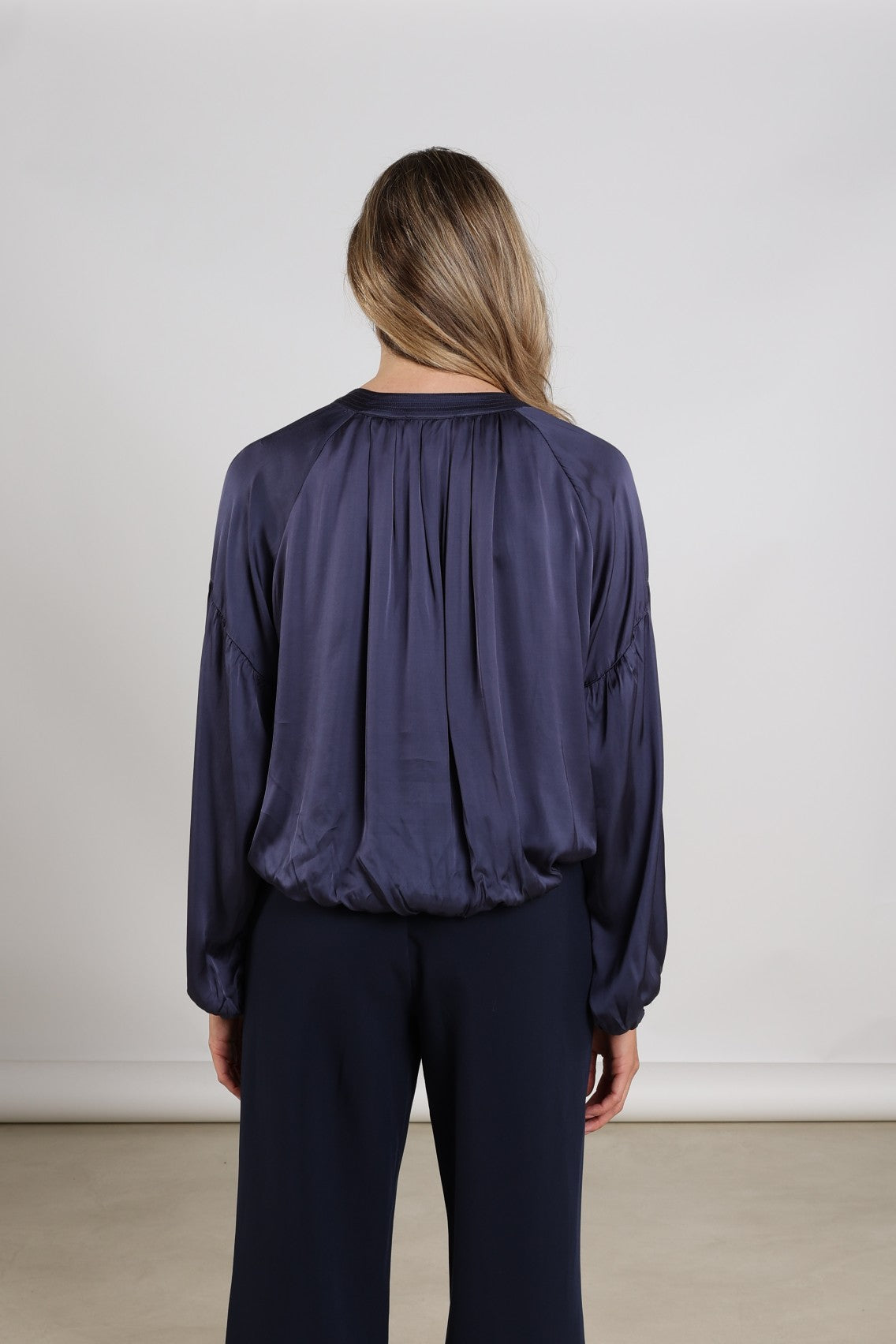 Elly Blouse | Navy