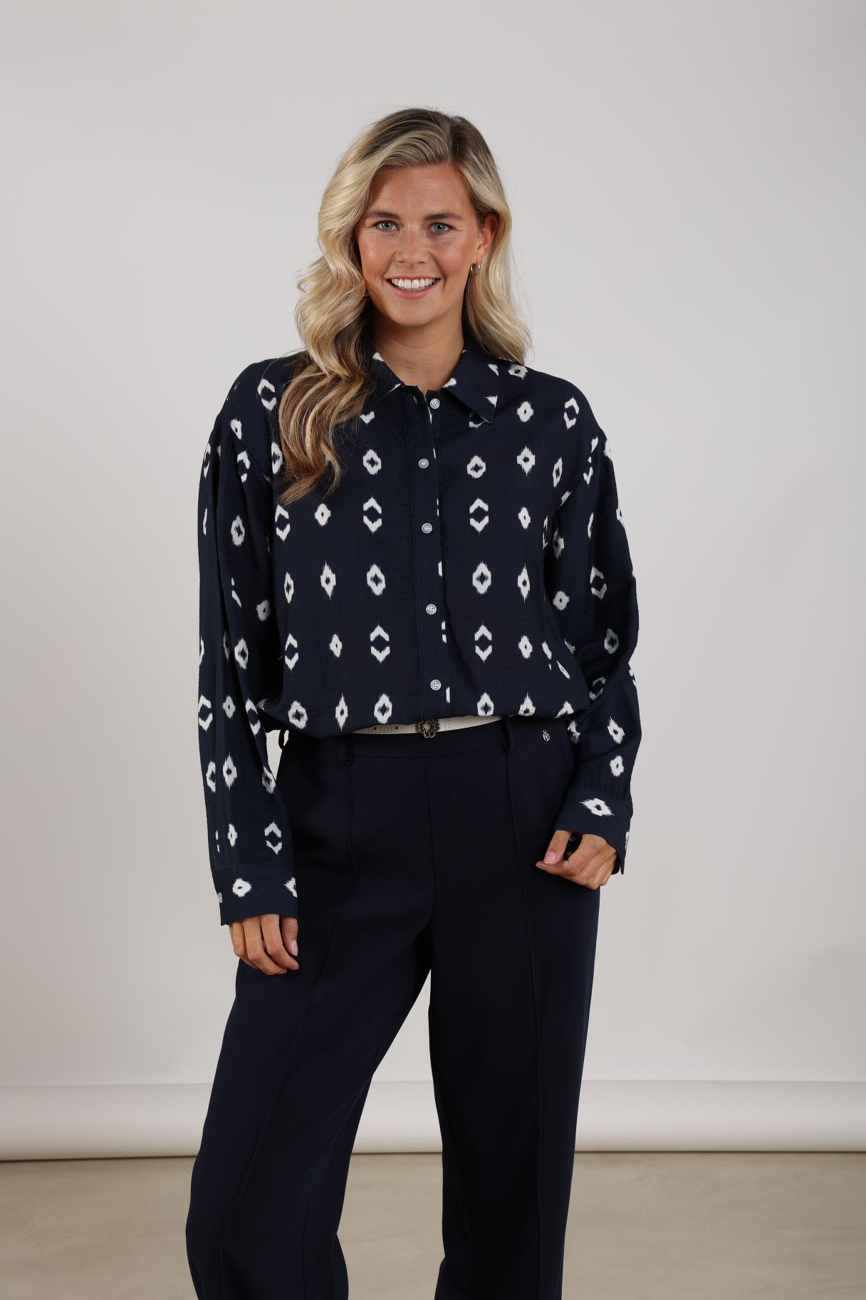 Newport Blouse | Navy