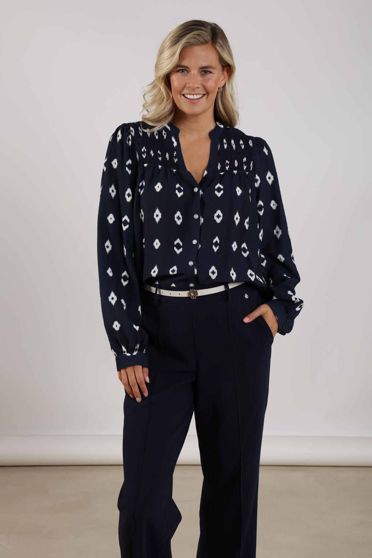 Philou Blouse | Navy