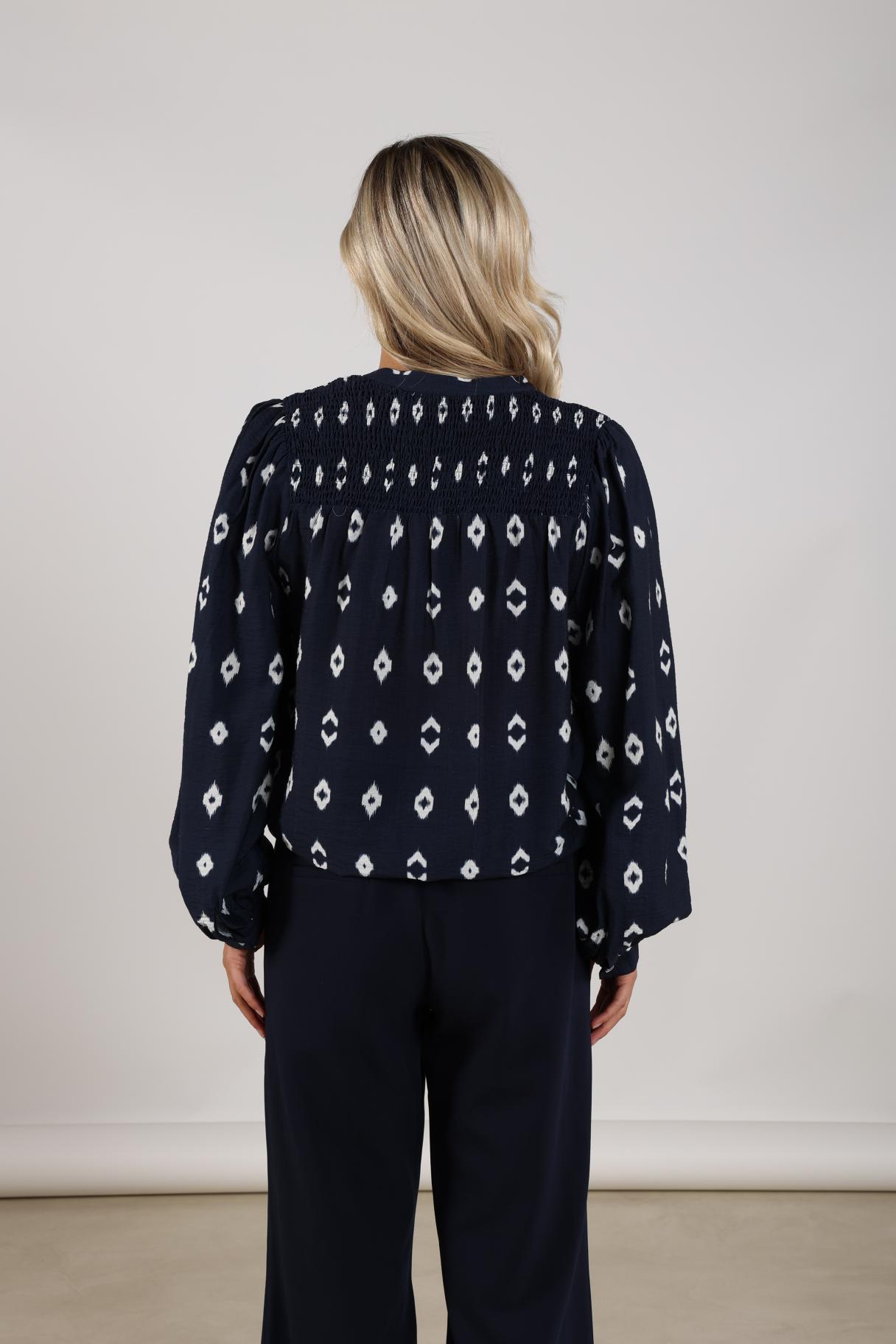 Philou Blouse | Navy