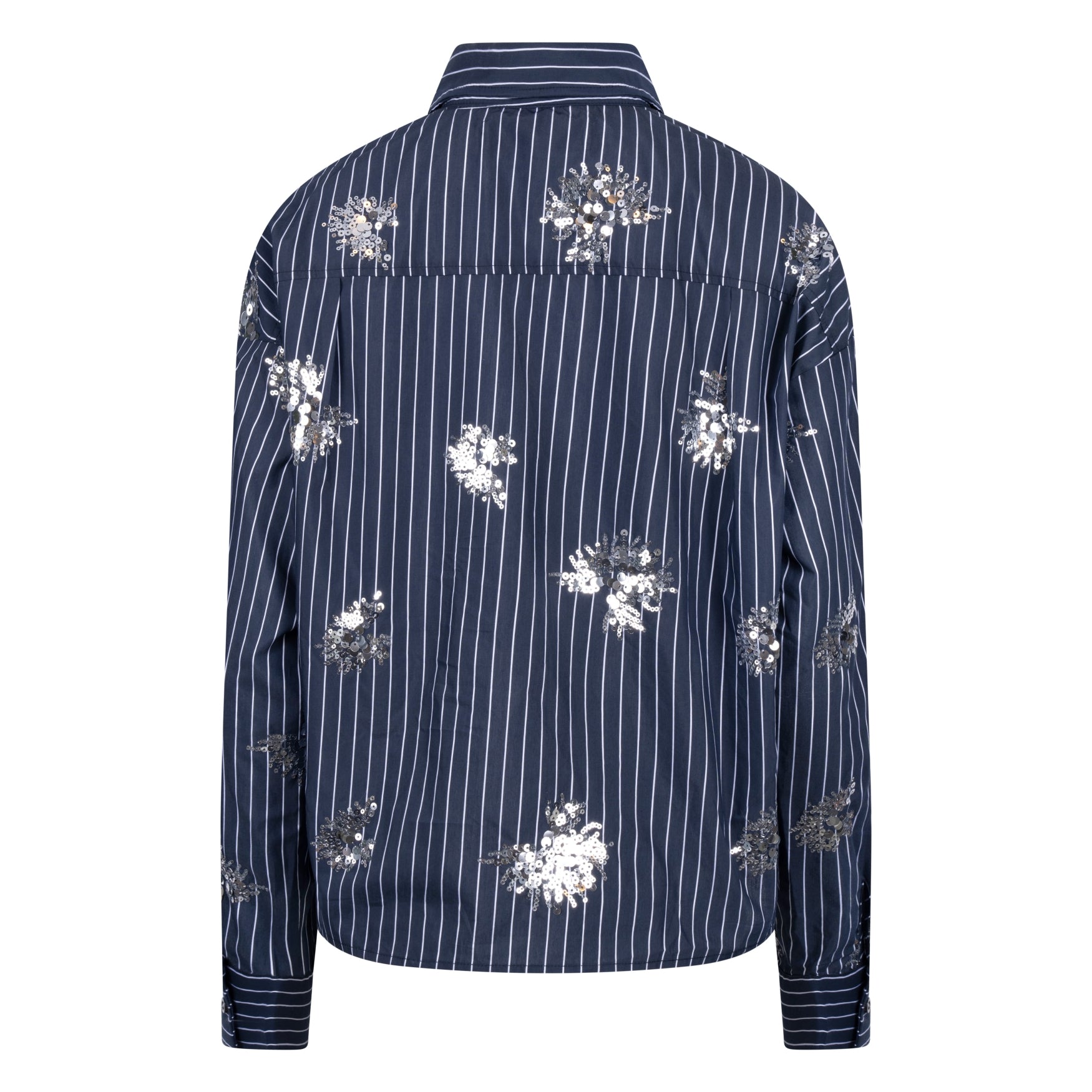 Tessa Blouse Paillet | Navy