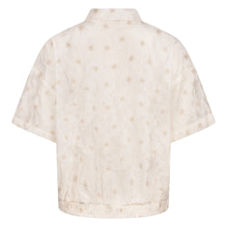 Britt Blouse Flower | Off White