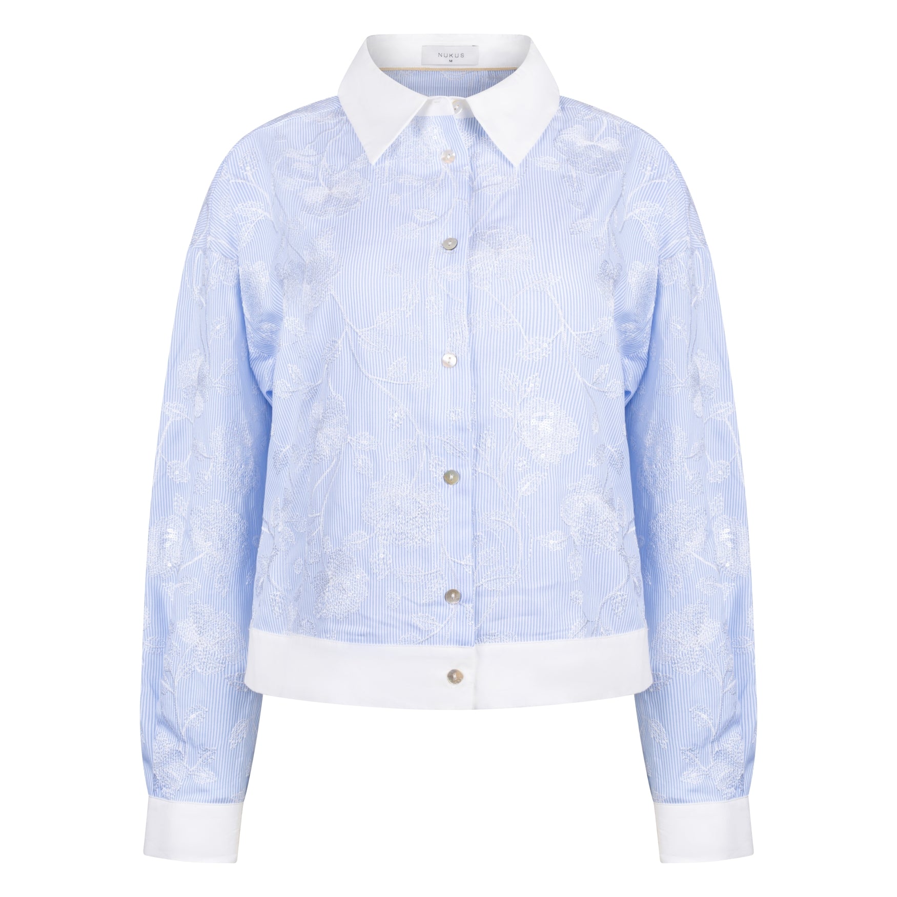 Meave Blouse Embroidery | Offwhite/Cloudy