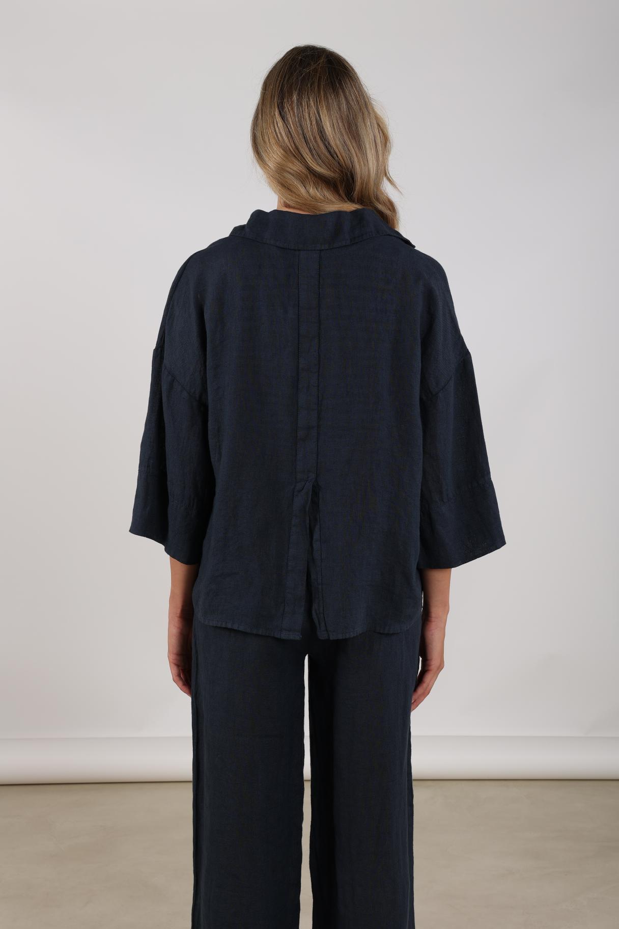 Erin Blouse | Navy