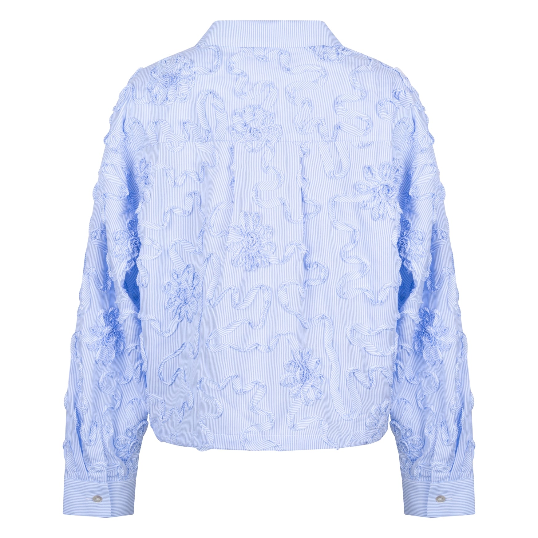 Newport Blouse Stripe | Cloudy/Offwhite