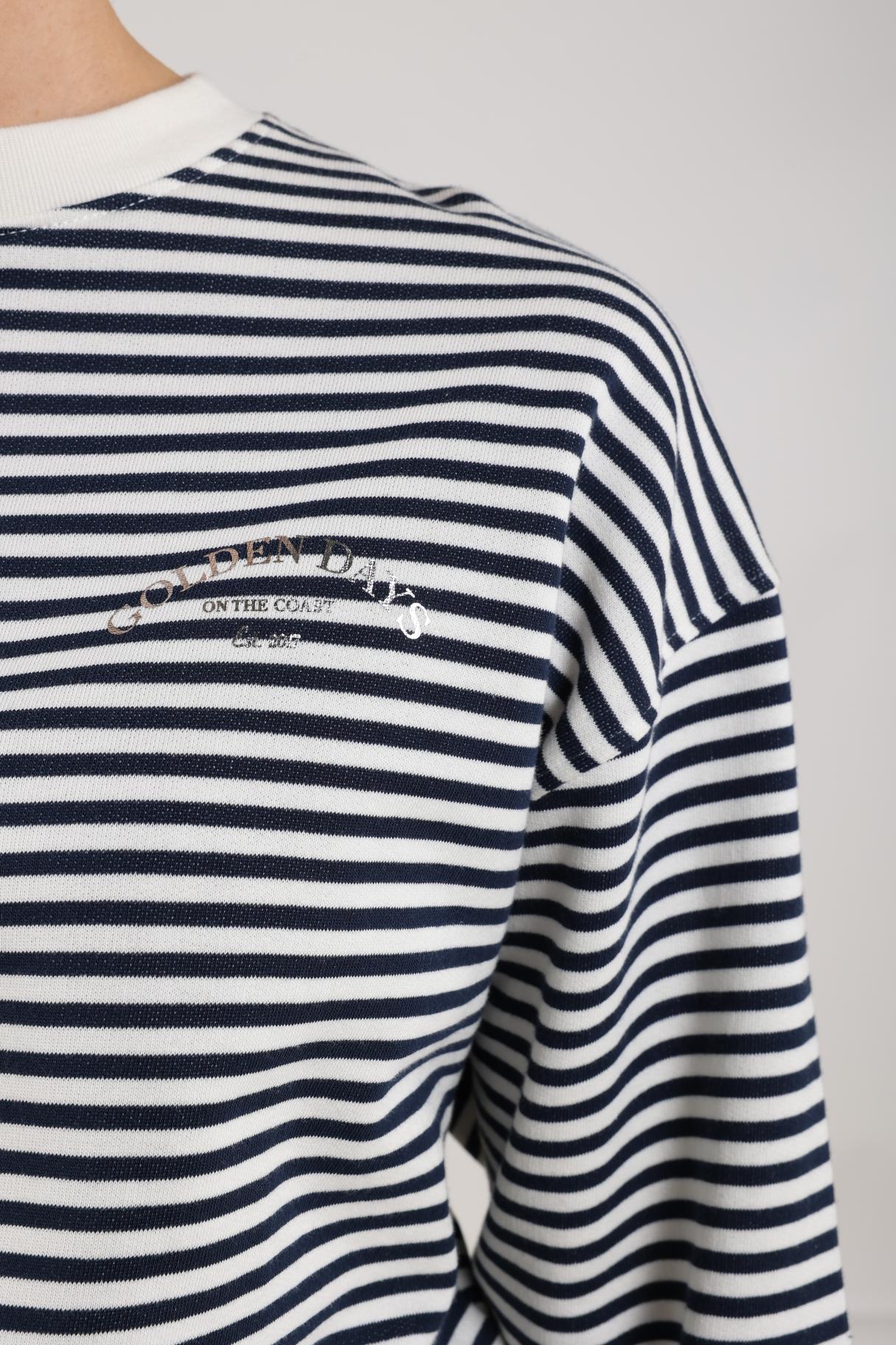 Patty Pullover Stripe | Offwhite/Navy