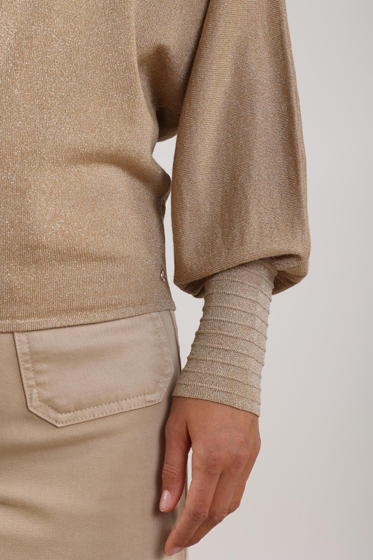 Jorien Pullover Lurex | Camel