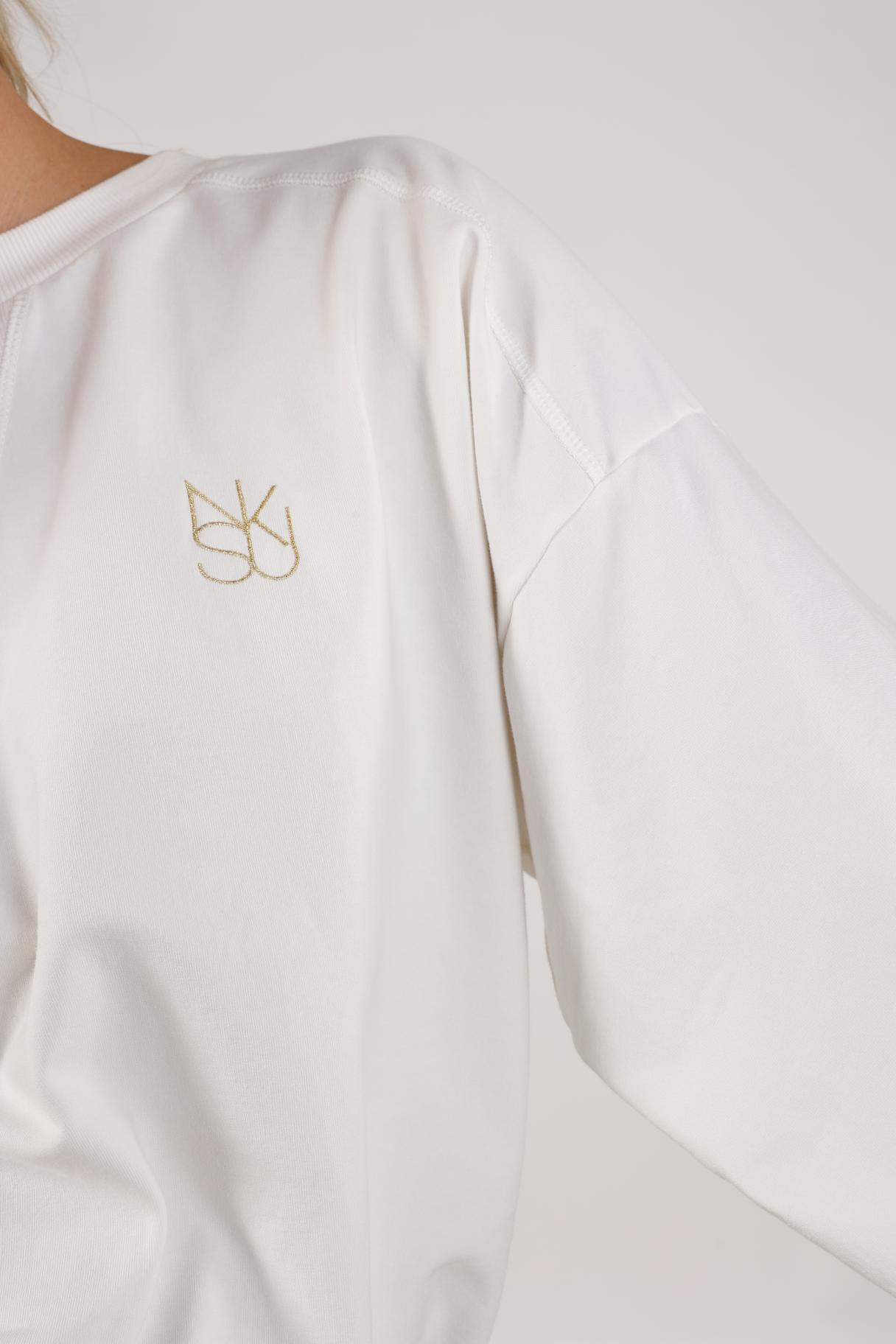 Puglia Pullover | Offwhite/Gold