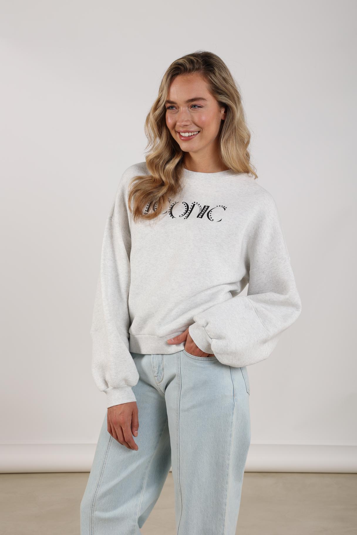 Iconic Pullover | Grey Melange