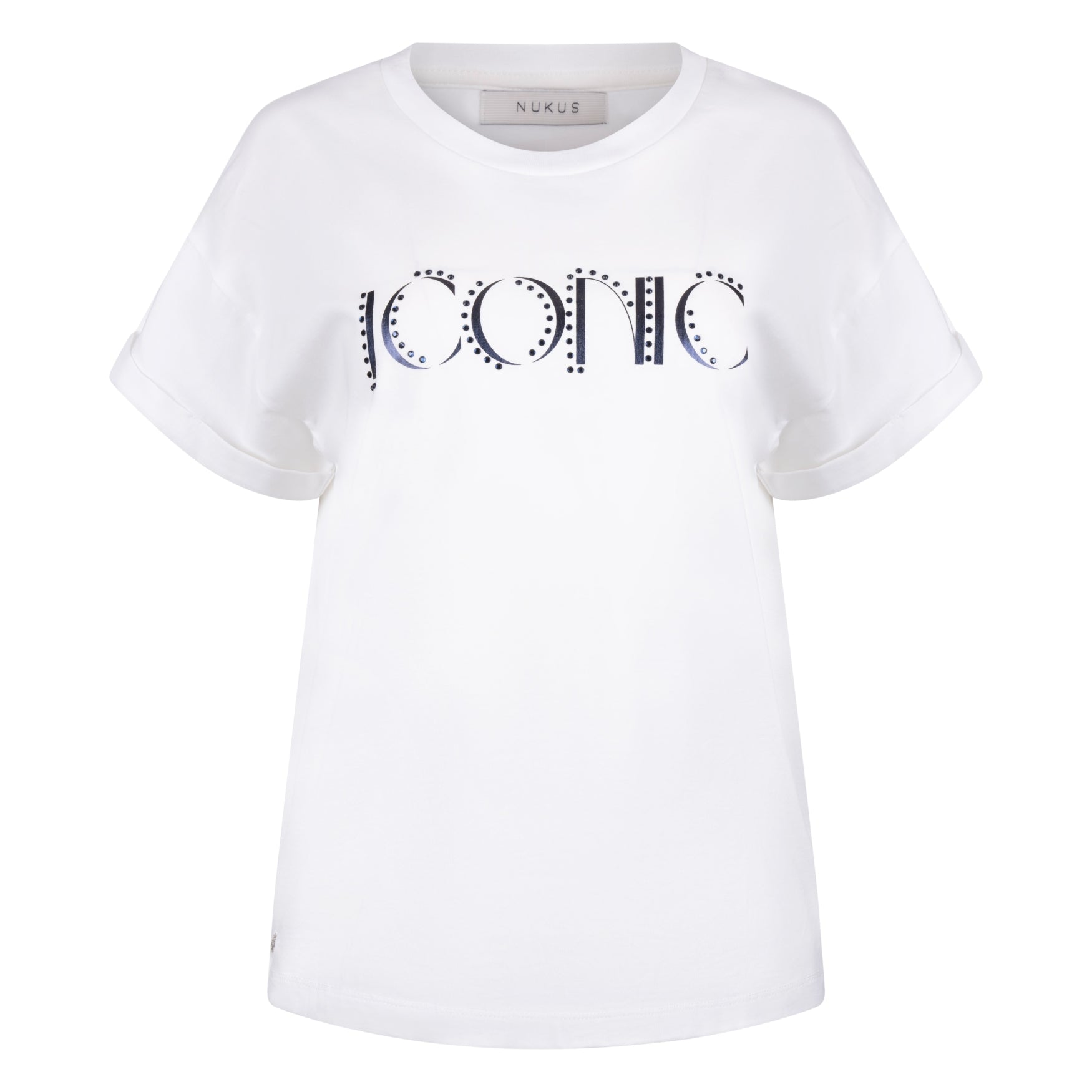 Reese Shirt Iconic | Offwhite/Navy