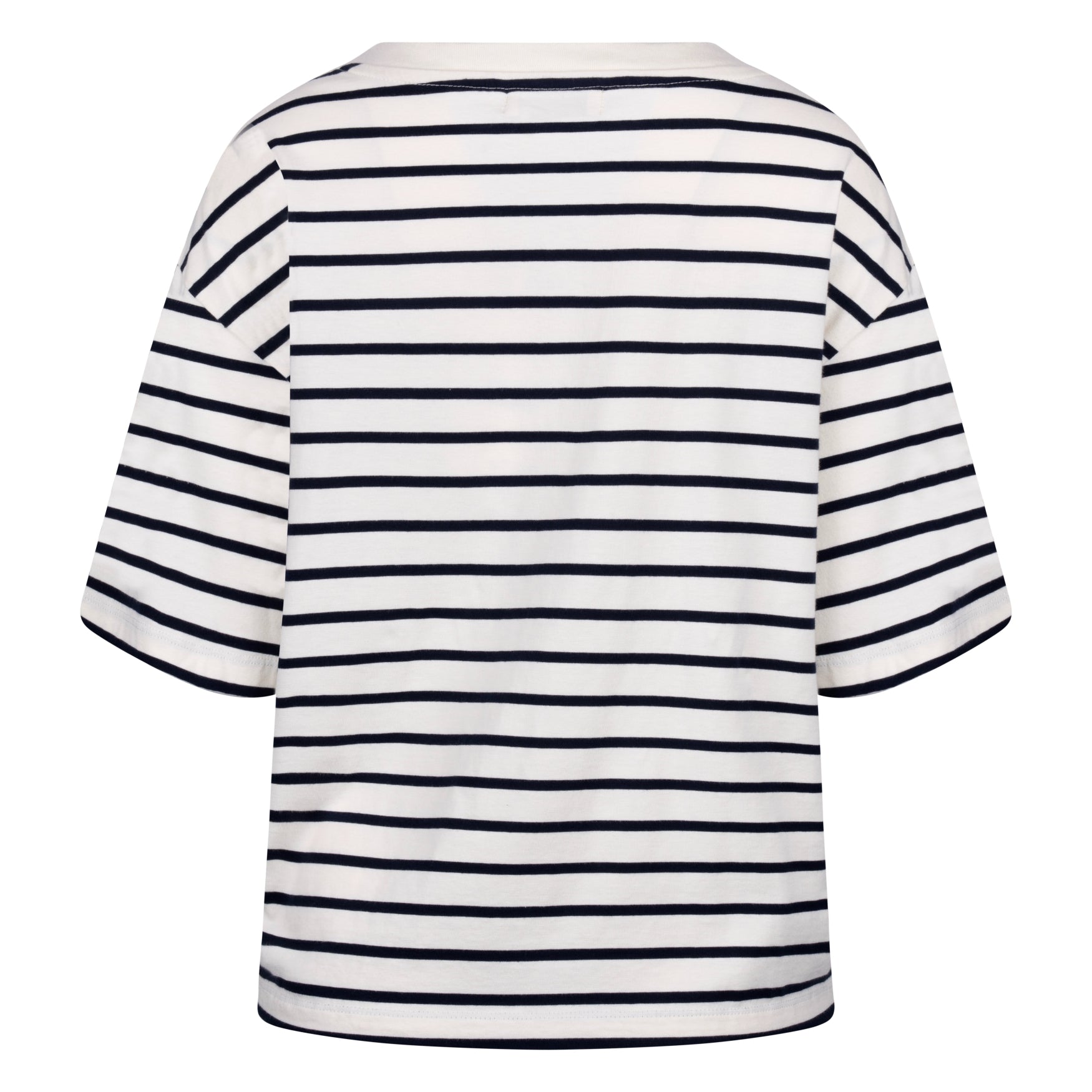 Saartje Shirt Stripe | Offwhite/Navy