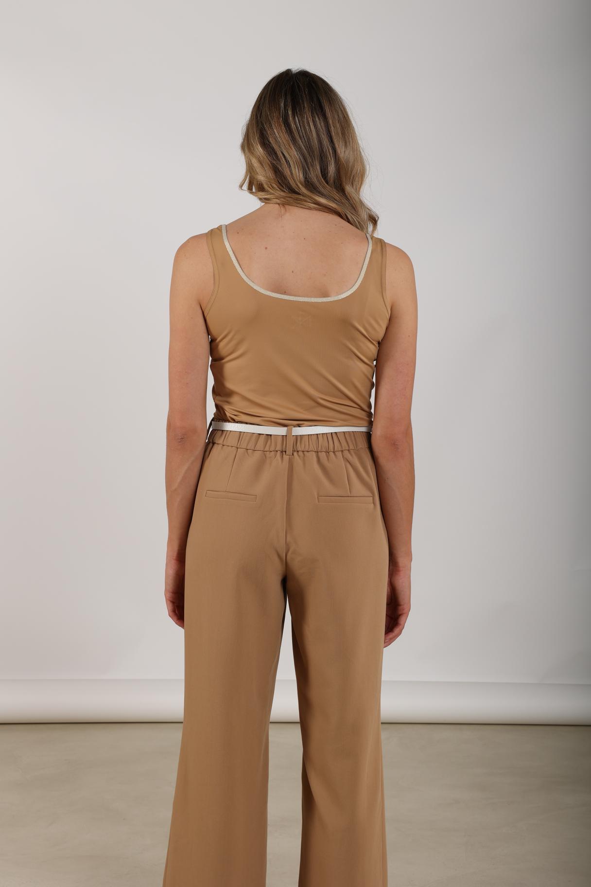 Juba Singlet | Camel/Gold