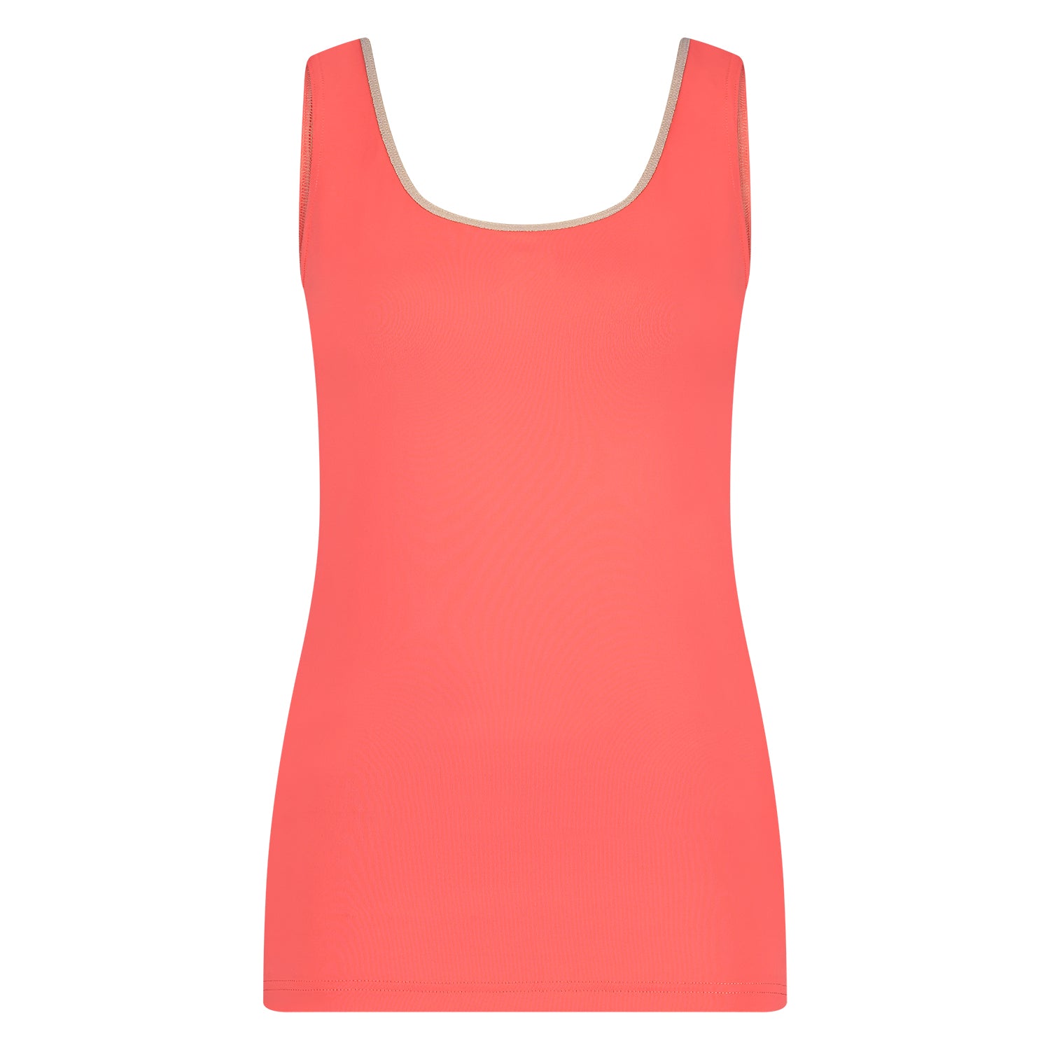 Juba Singlet | Coral/Gold