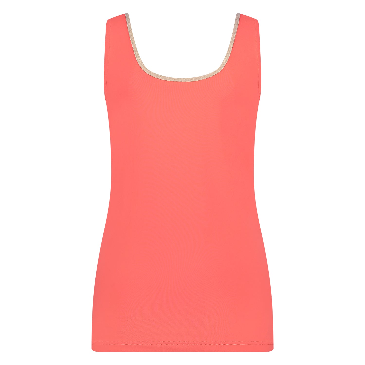 Juba Singlet | Coral/Gold