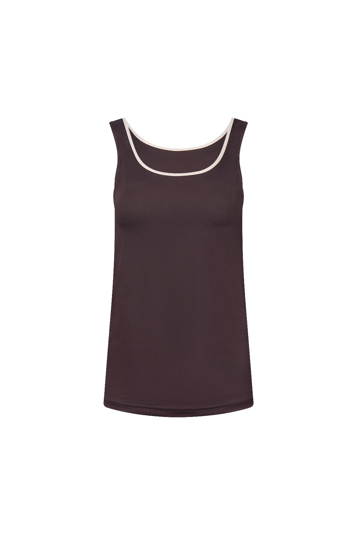 Juba Singlet | Dark Chocolate/Gold