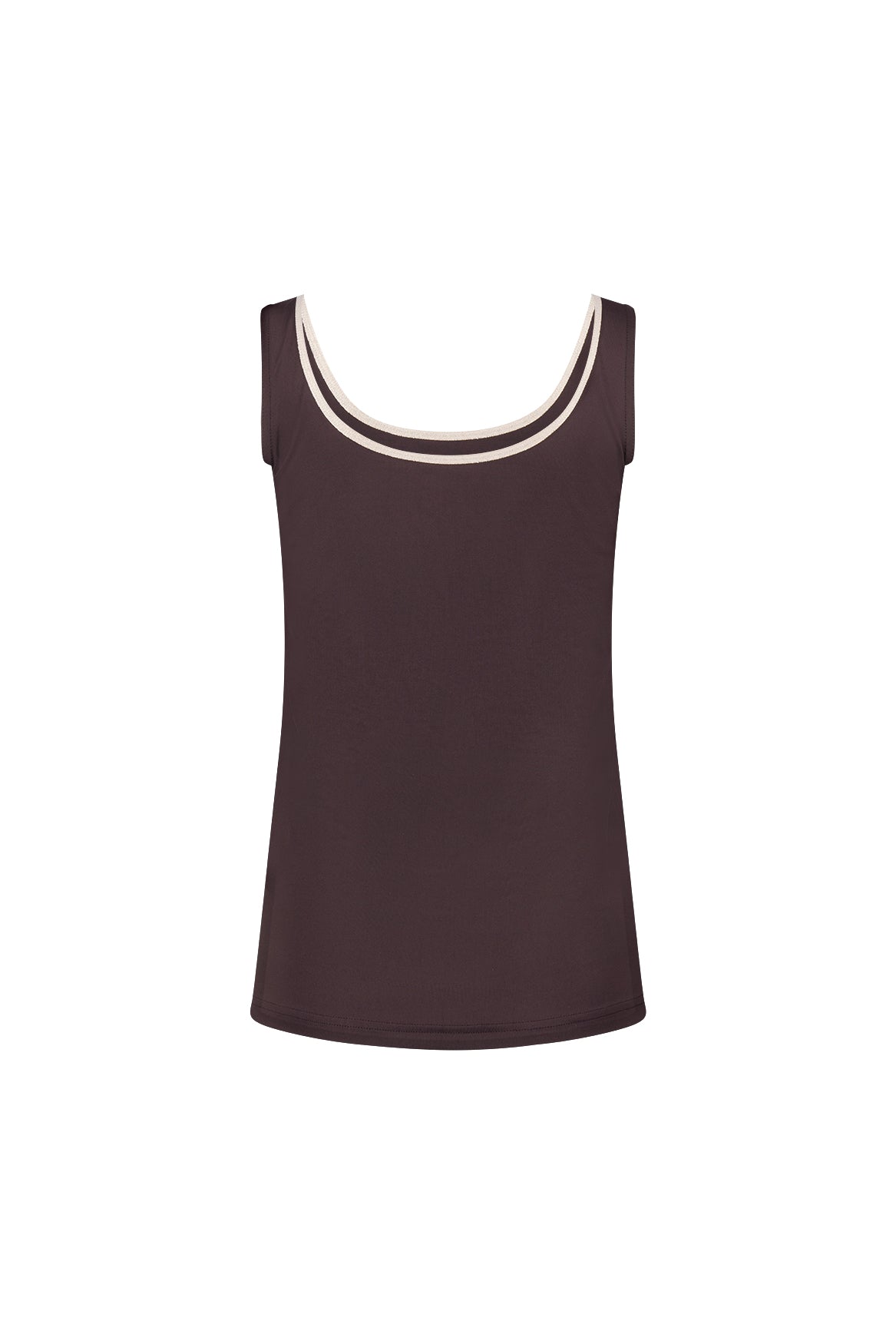 Juba Singlet | Dark Chocolate/Gold