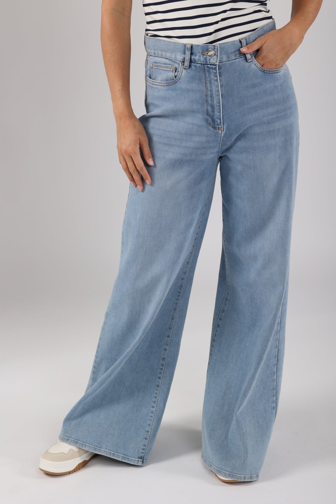 Ruby Pants | Bleached Denim