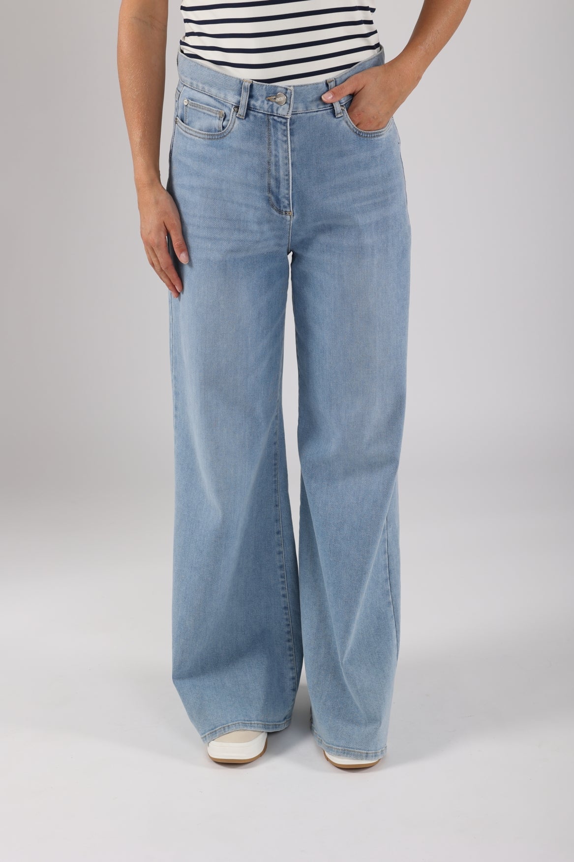 Ruby Pants | Bleached Denim