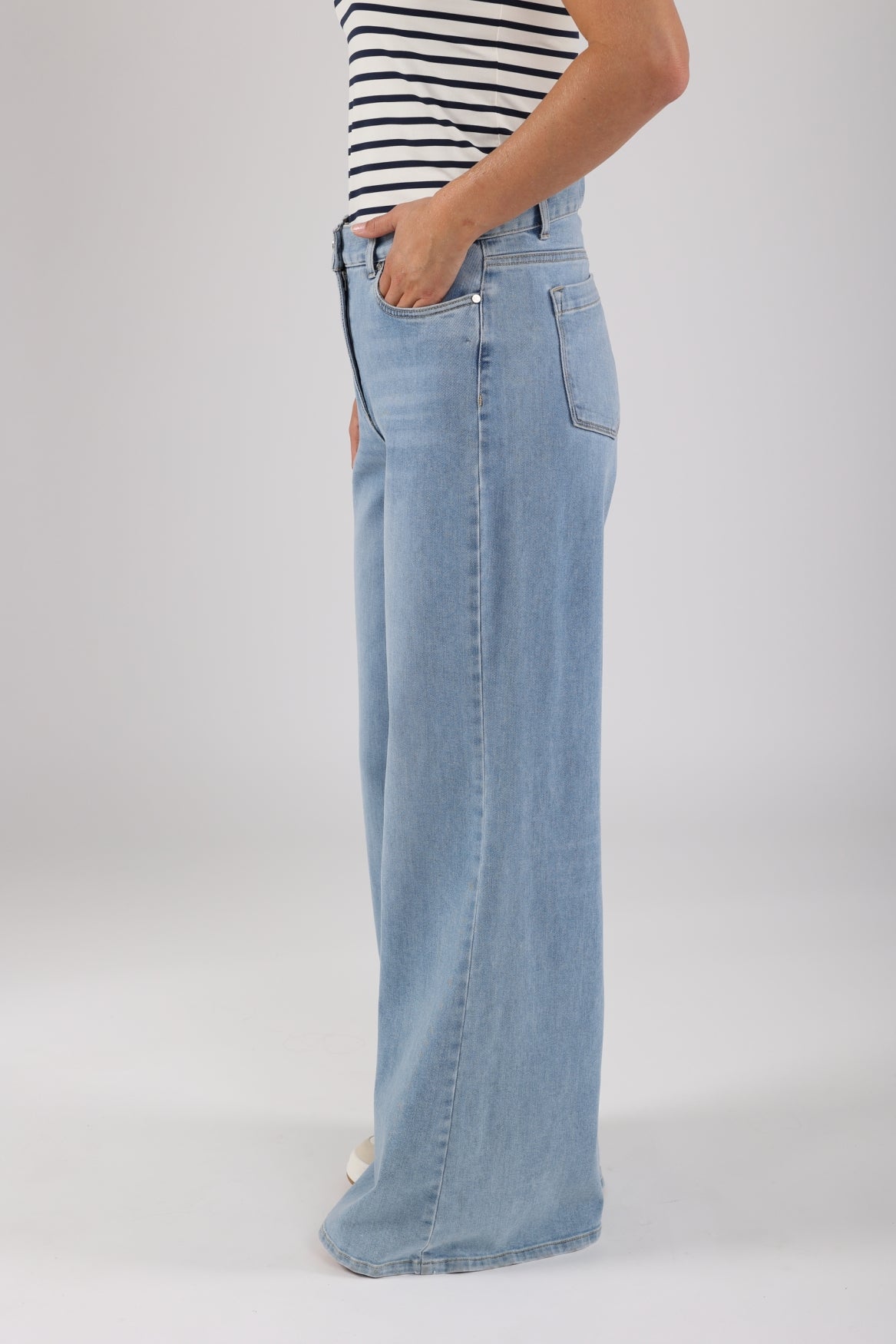 Ruby Pants | Bleached Denim