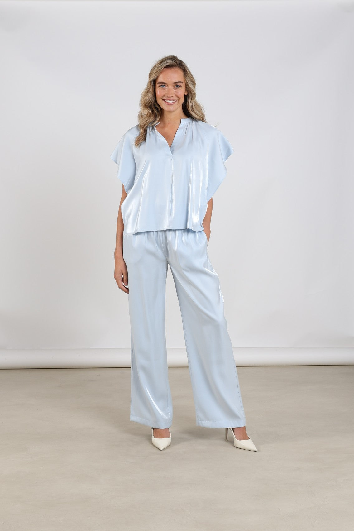 Rubi Pants Shiny | Cloudy