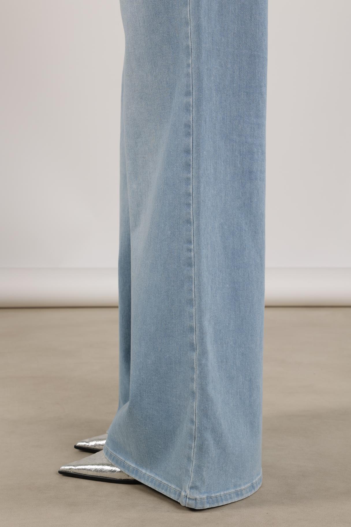 Scarlet Pants | Bleached Denim