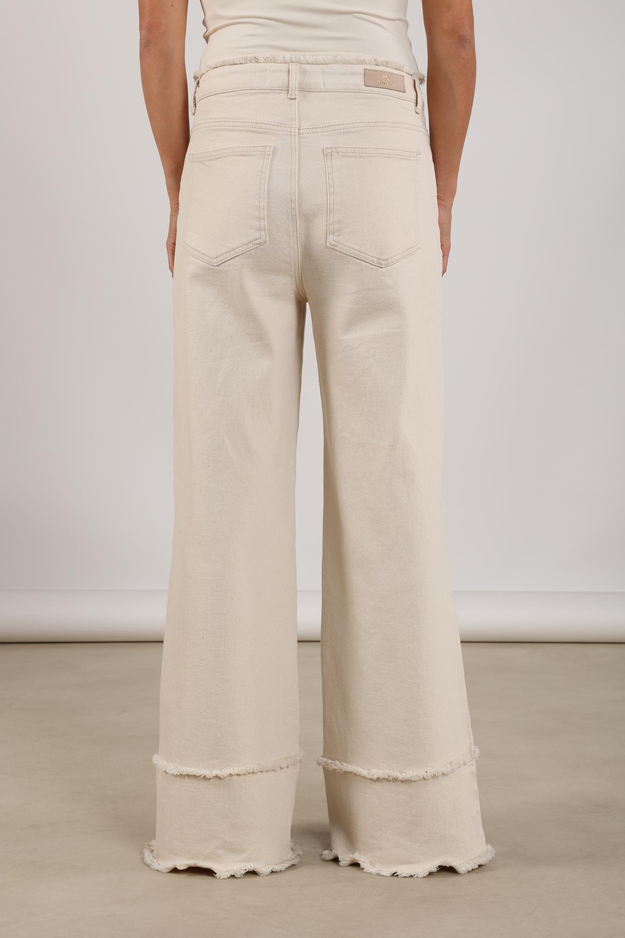 Shay Pants Ruffle | Off White