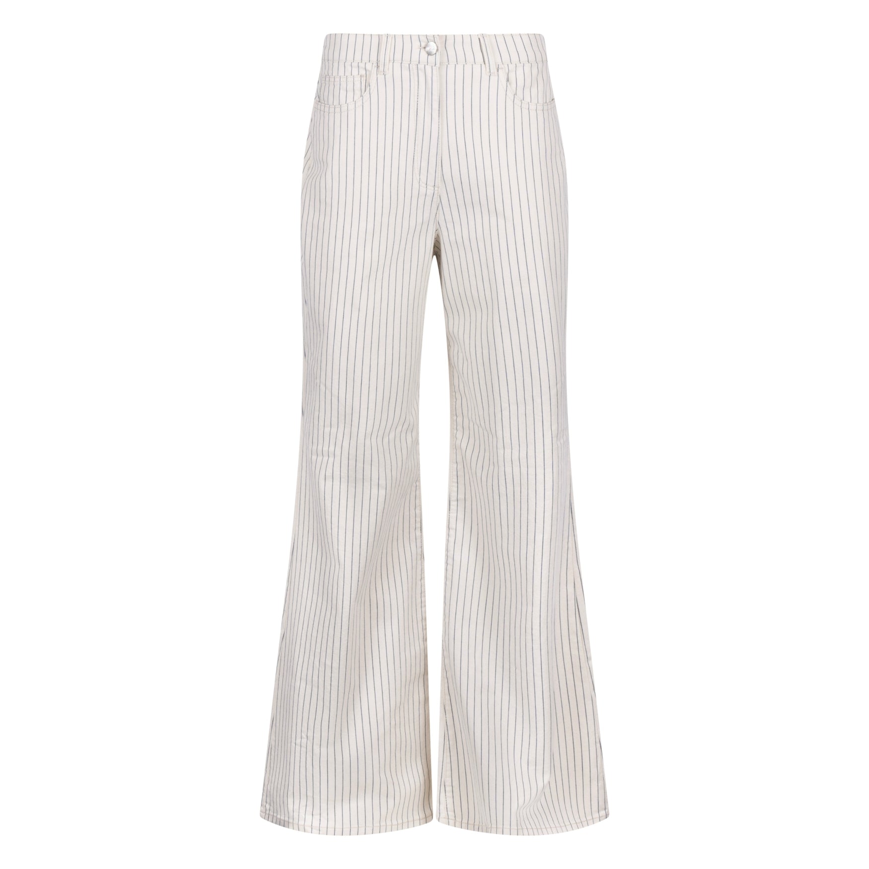 Senna Pants Stripe | Offwhite/Navy