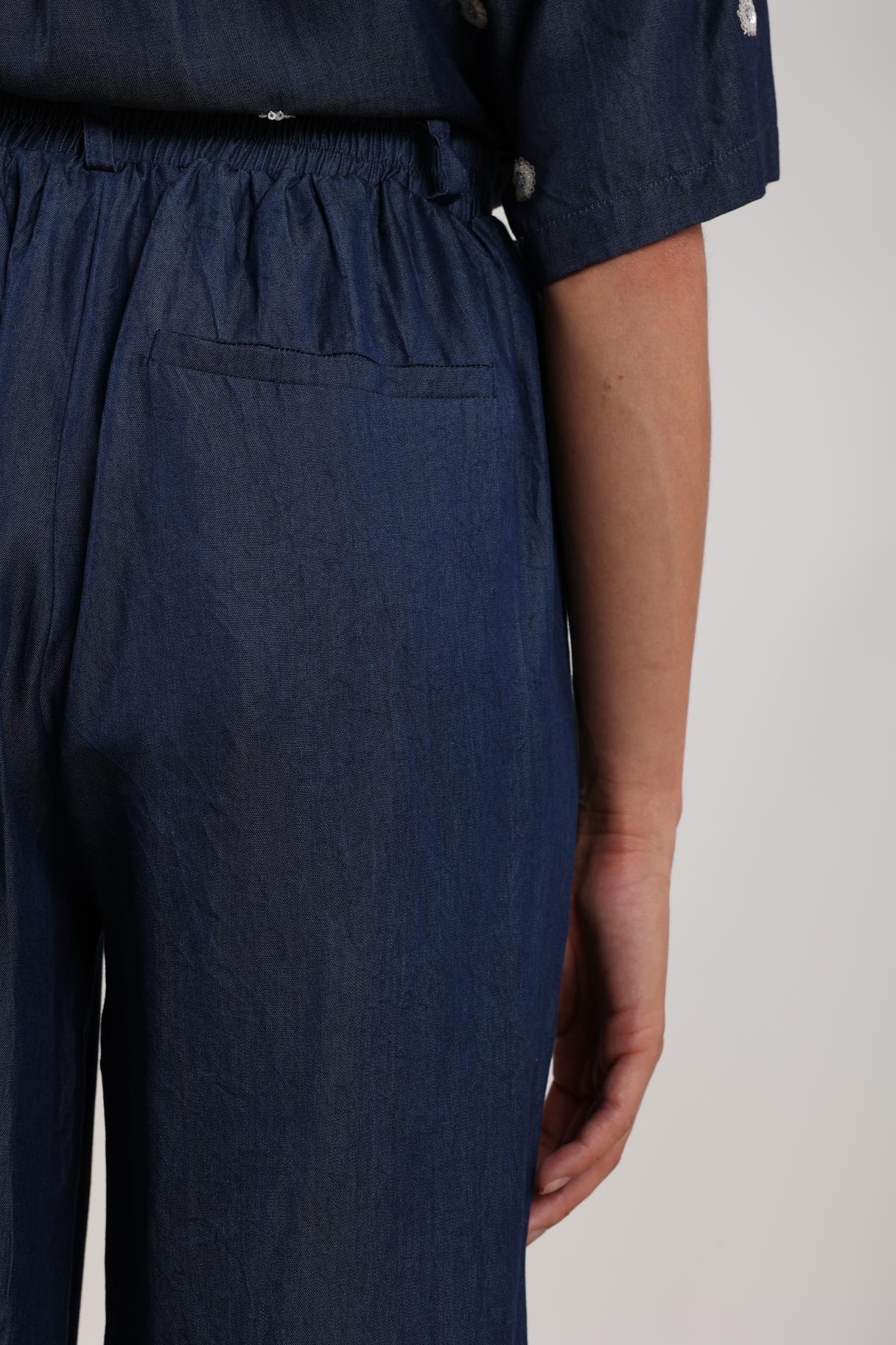 Kylie Pants Glossy | Navy