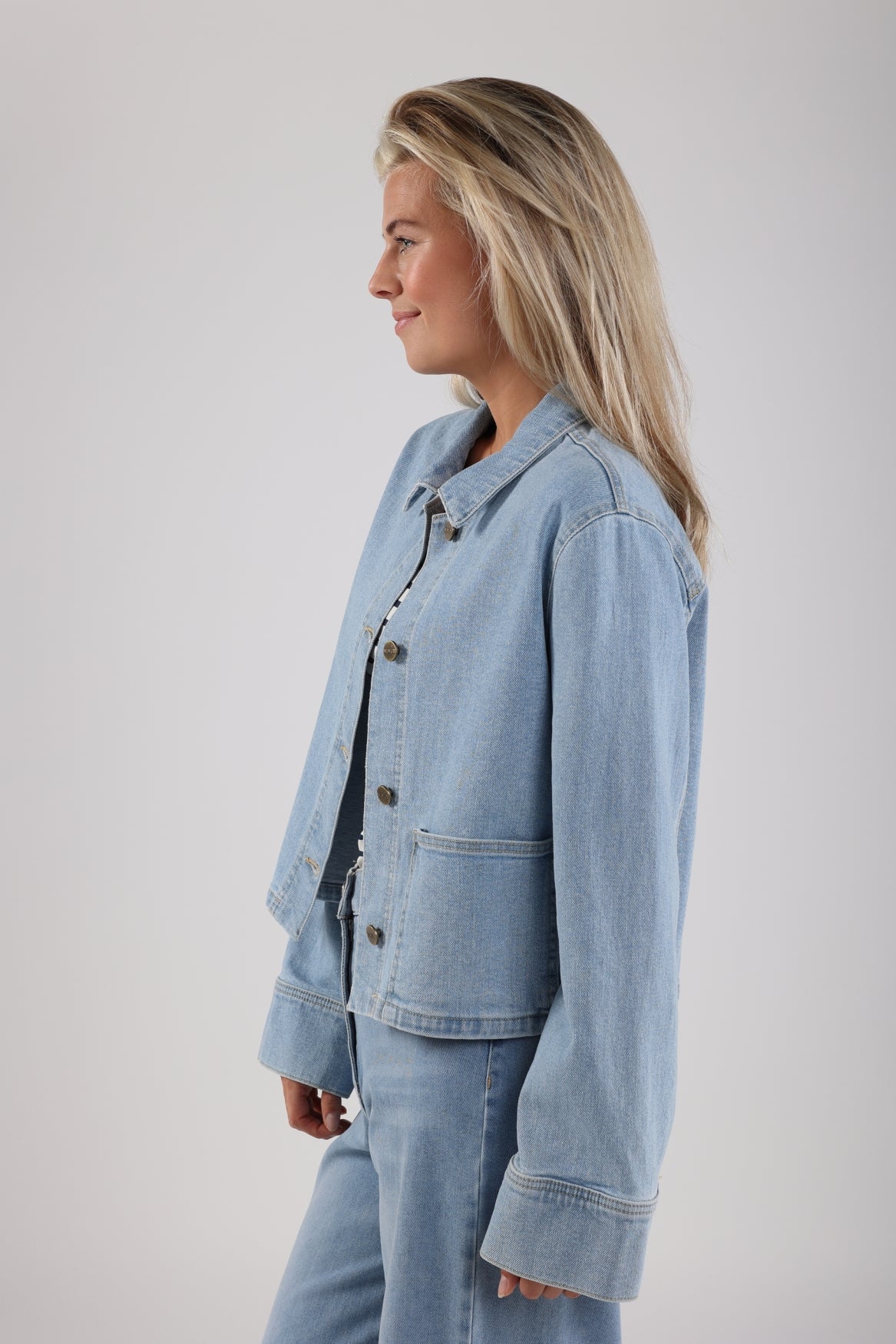 Sage Jacket | Bleached Denim
