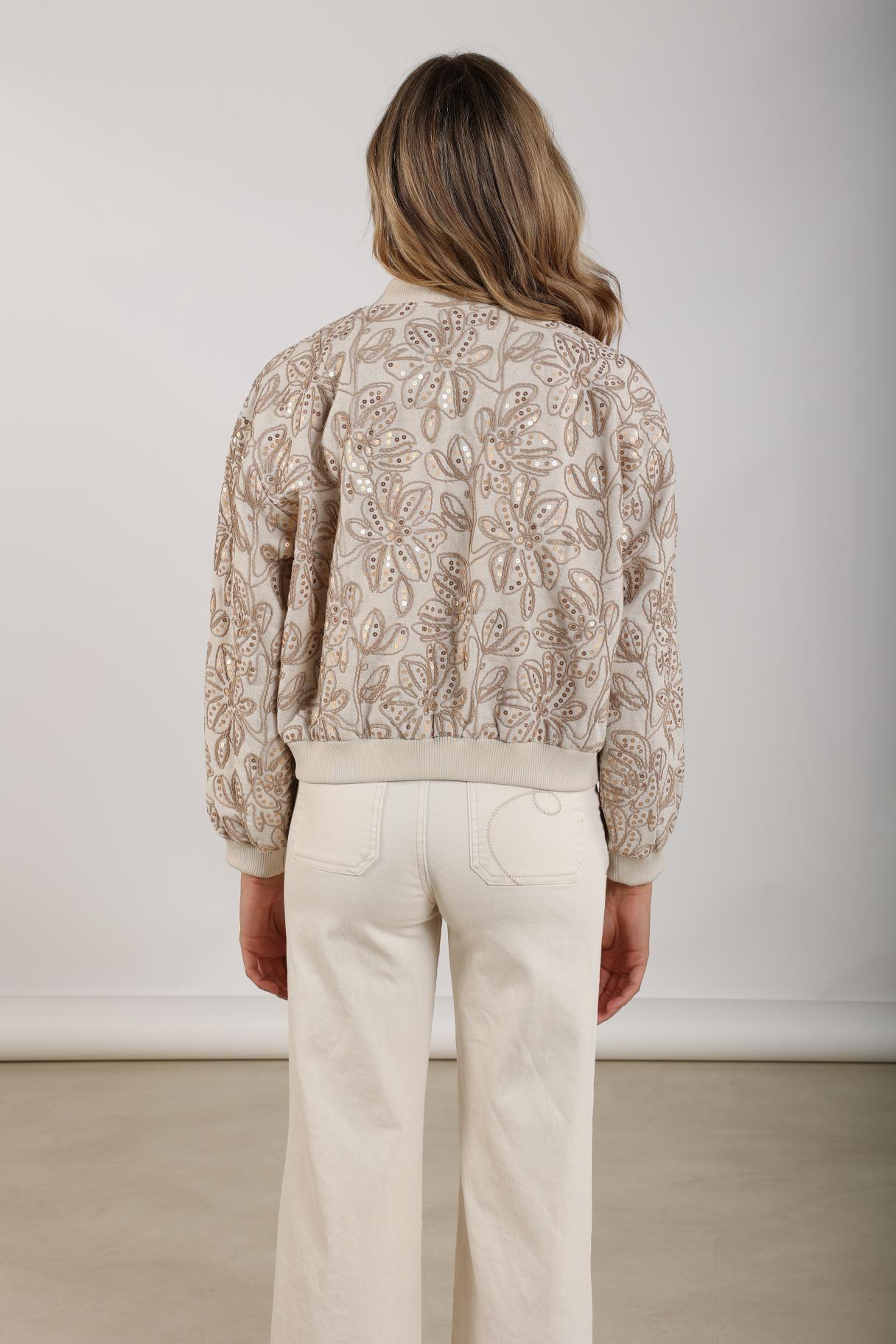 Ginny Bomber Paillet | Sand