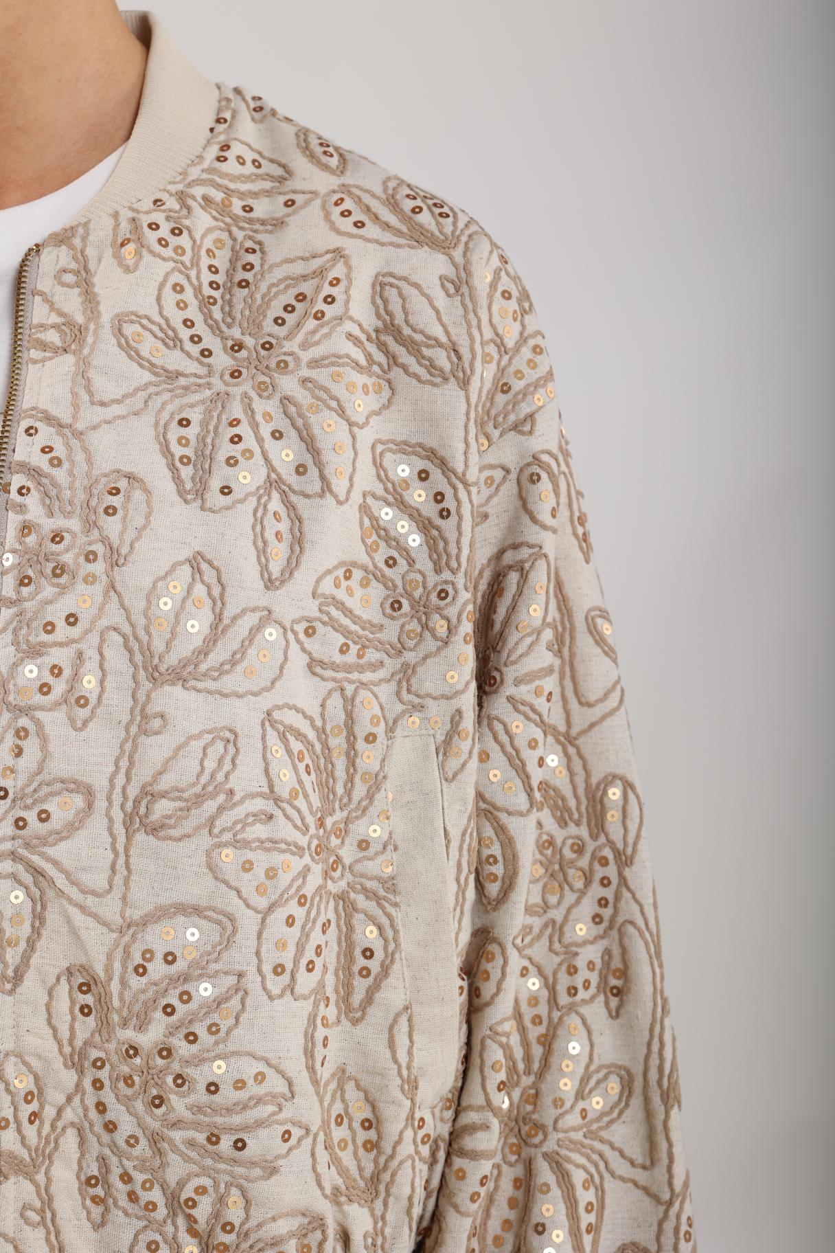 Ginny Bomber Paillet | Sand