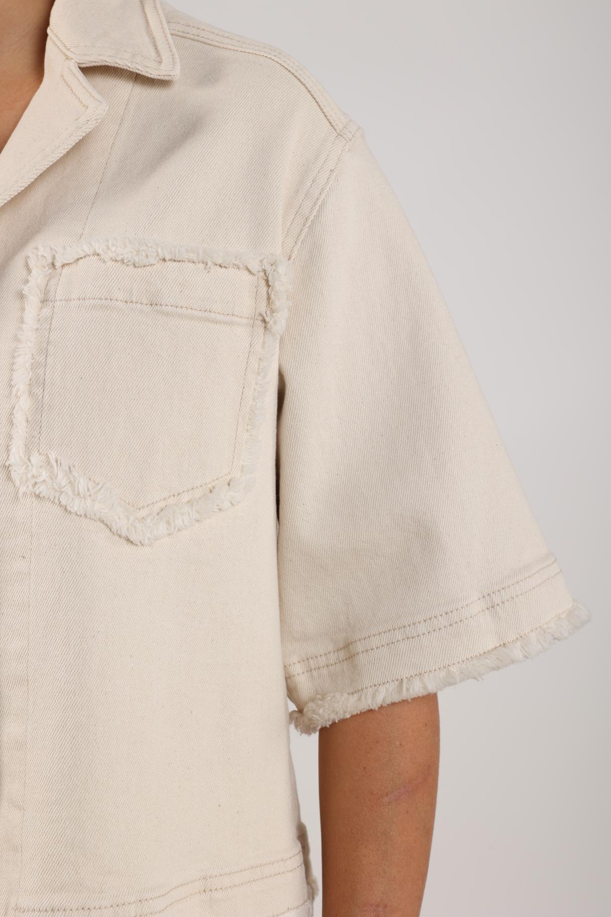 Charlie Jacket Ruffle | Off White