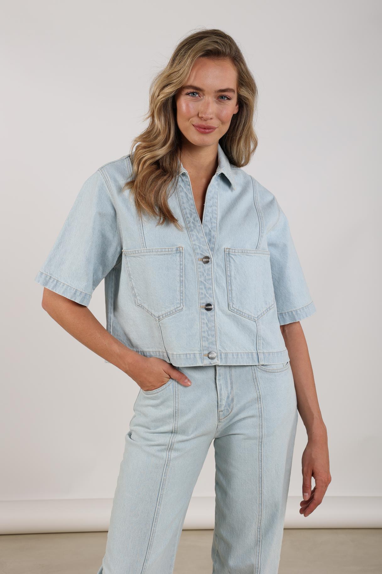 Stijn Jacket | Bleached Denim