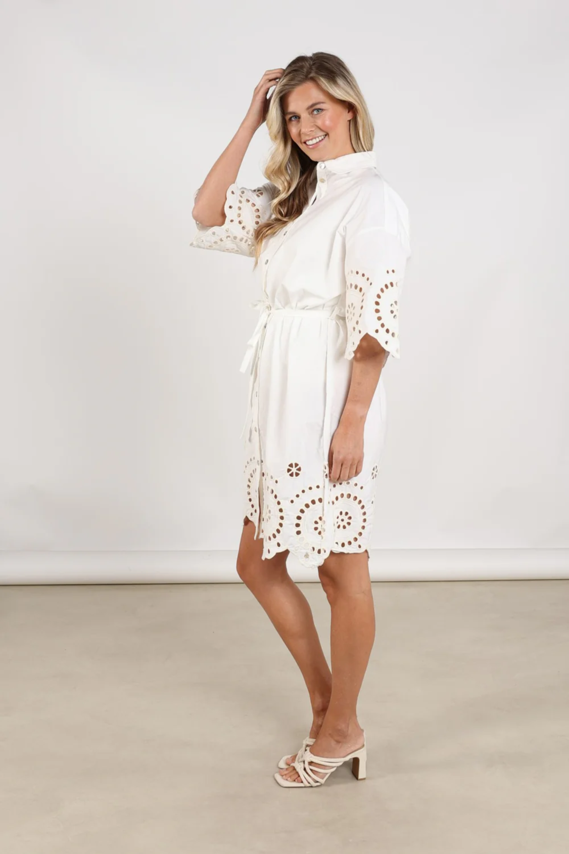 Mika Dress SS | Off White