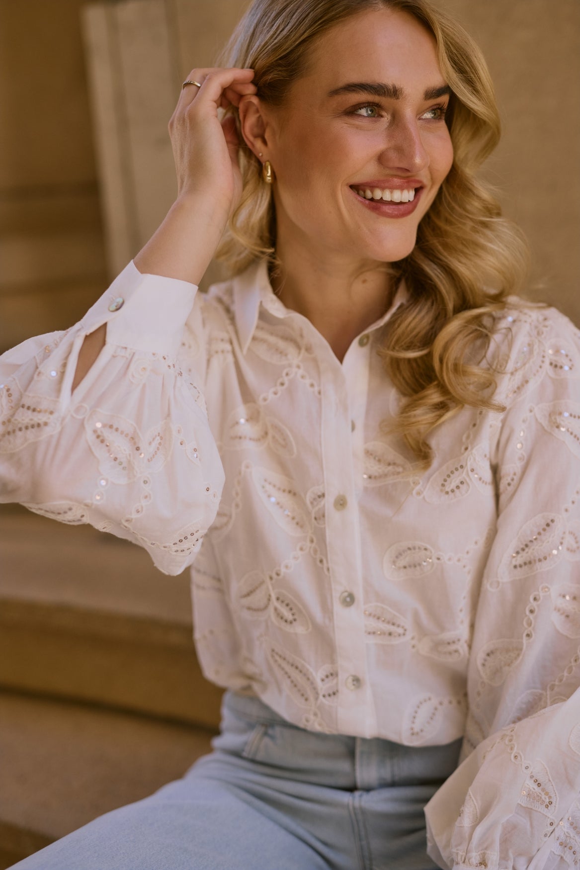 Milanova Blouse | Off White