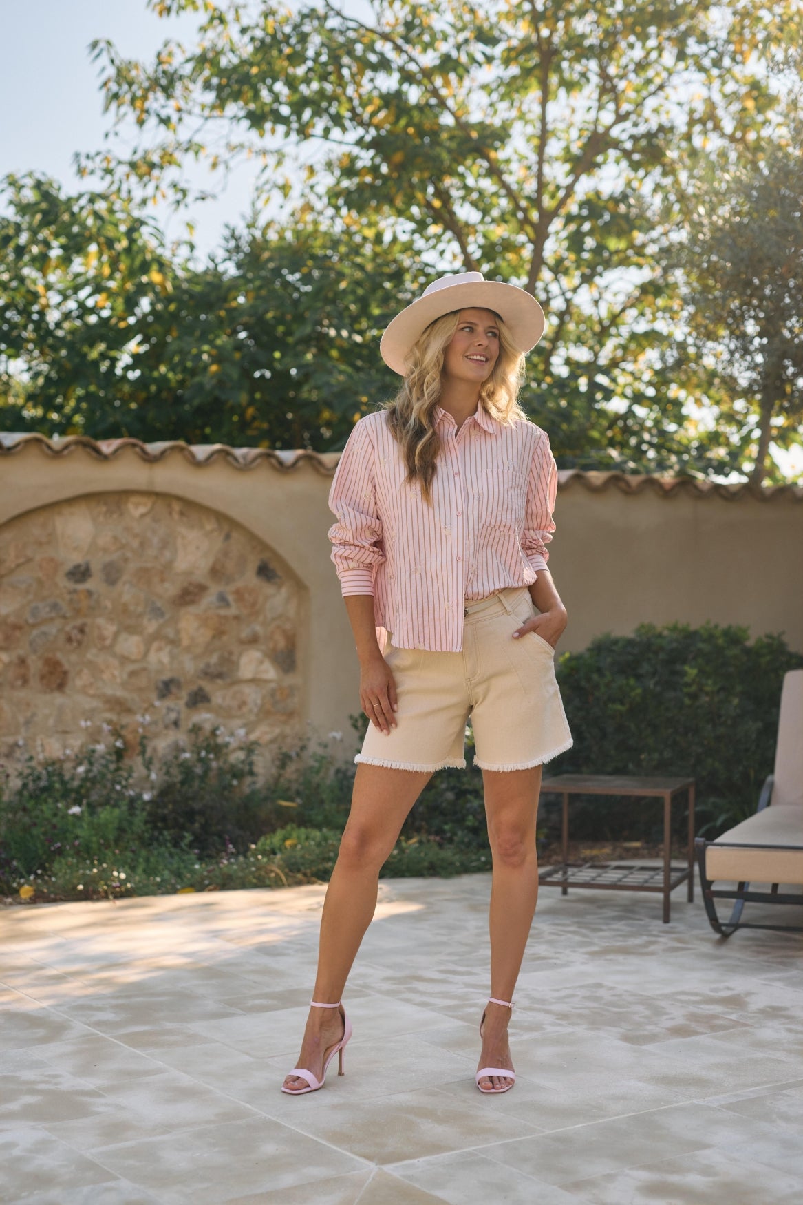 Tanya Short Ruffle | Off White