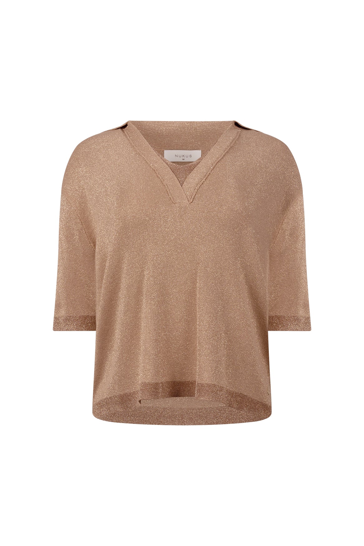 Keelie Top Lurex | Toffee