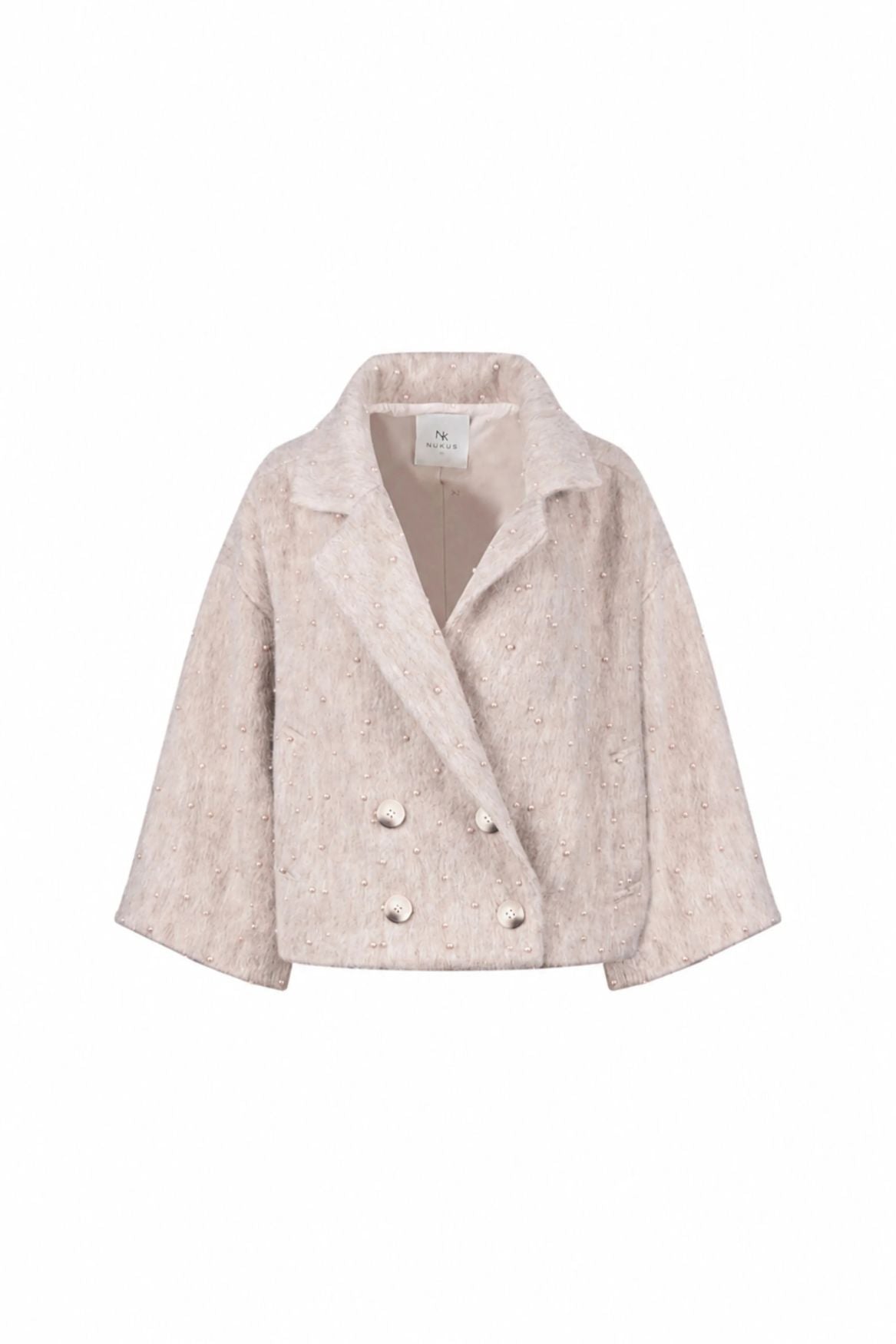Danique Jacket Pearls | Sand