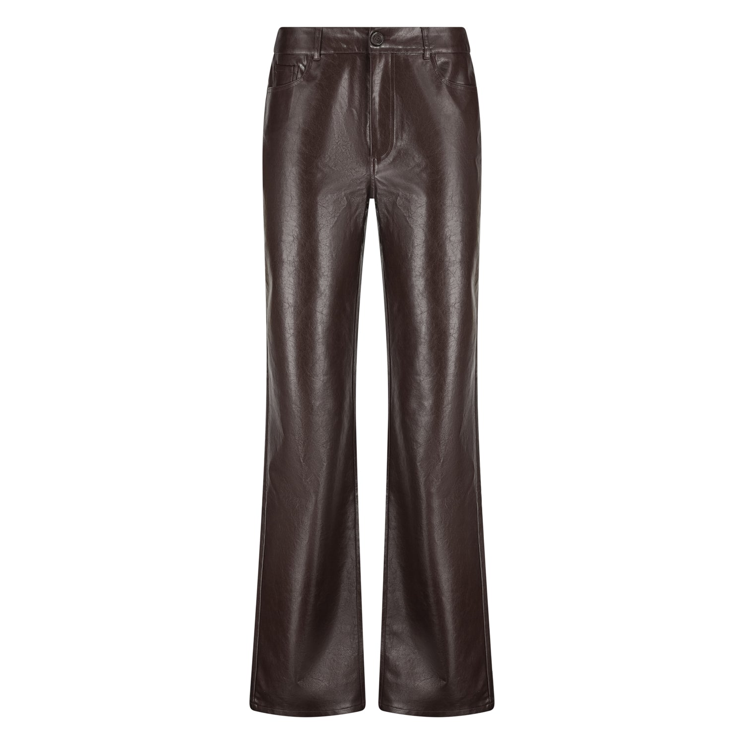 Patricia Pants PU | Dark Chocolate