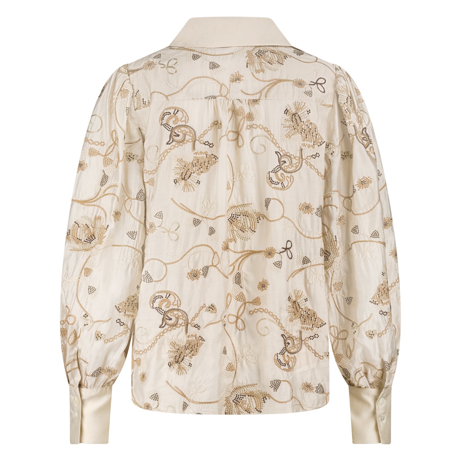 Preston Blouse Embroidery | Sand