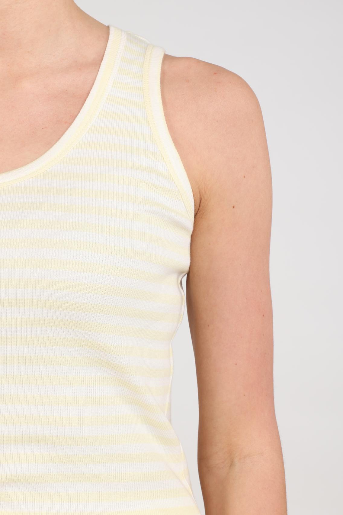 Steffie Singlet | Offwhite/Sun