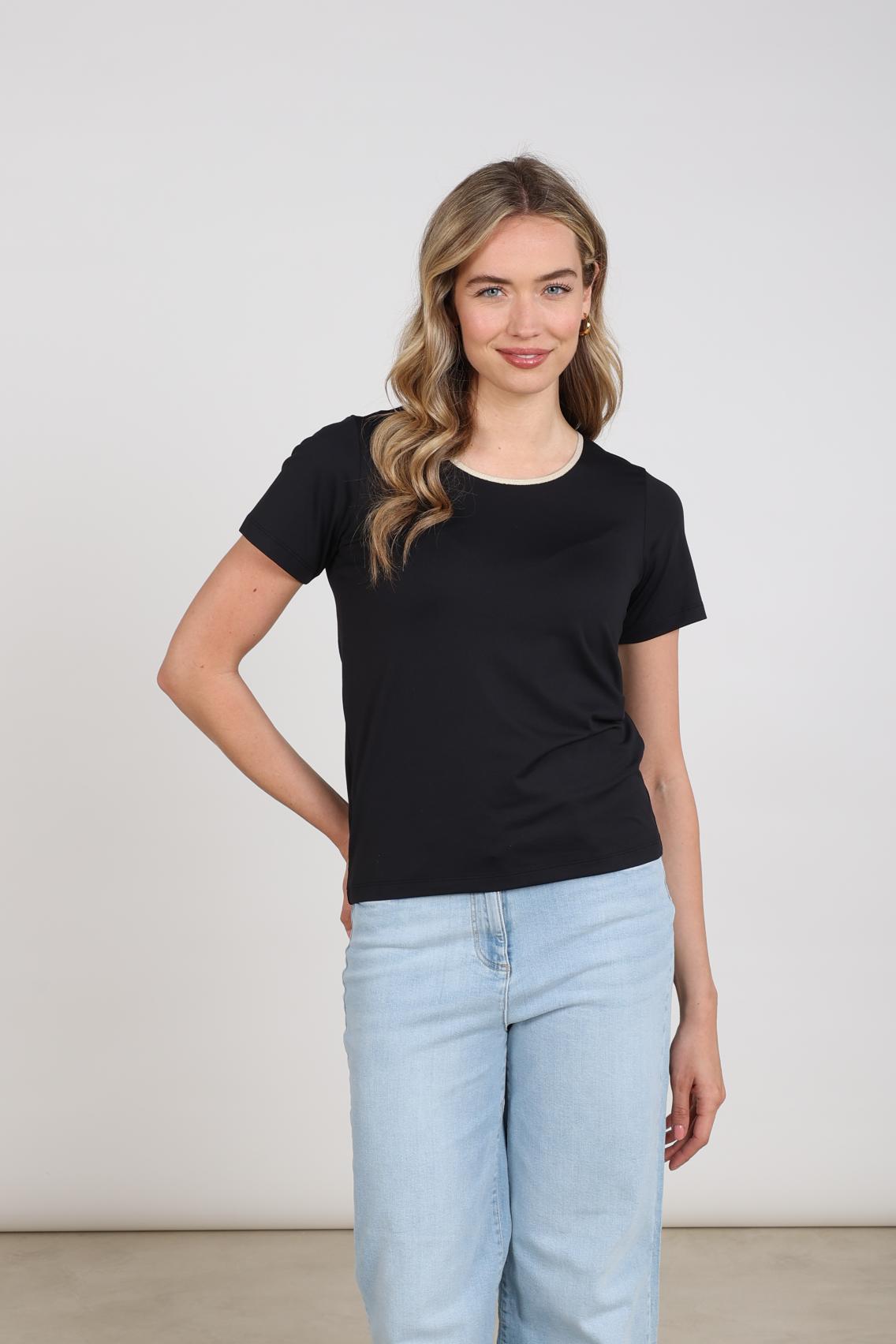 Tirza Top Uni | Black