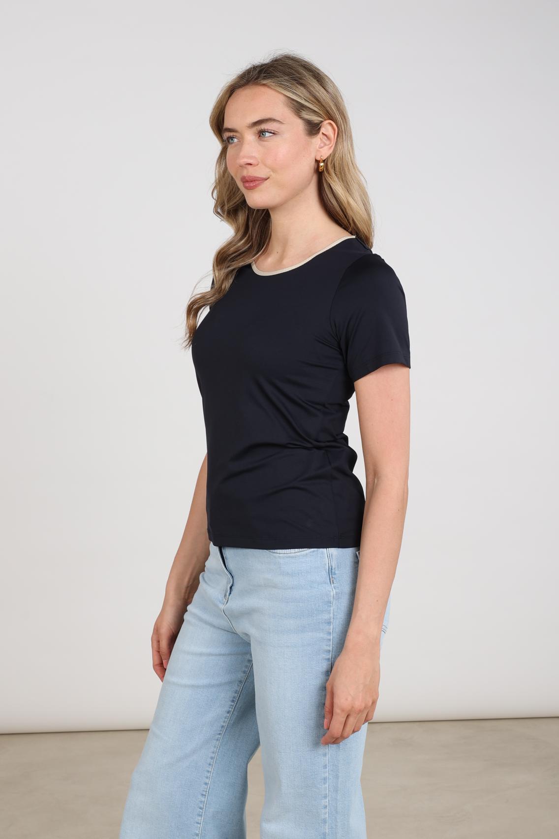 Tirza Top Uni | Navy