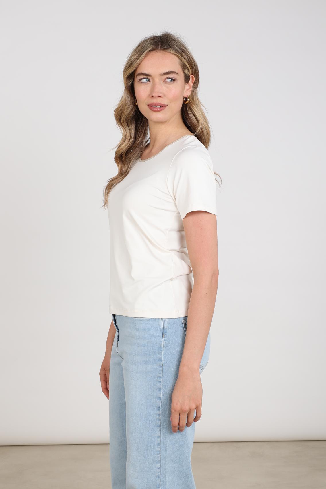 Tirza Top Uni | White