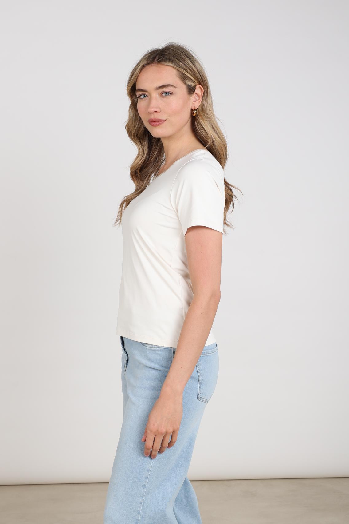 Tirza Top Uni | White