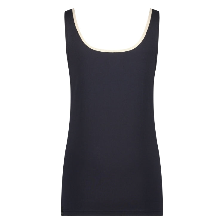 Juba Singlet | Navy/Gold